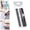 F, variant on Handheld Paper Clam Clip Dispenser, Portable Fast Paper Clipper with 8 Reusable Silver Metal Clips for Desktop Document Office/Classroom/Home, Pink