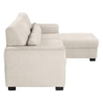 thumbnail image 3 of Sofá Love Chaise Derecho en L Eros 3 Plazas Crema para Sala, 3 of 8