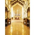 thumbnail image 1 of EREHome Polyester Fabric Magnificent Chapel Photography Background Cloth 5x7ft Digital Photography Backdrops for Wedding, 1 of 1