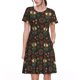 thumbnail image 1 of Disketp Boho Owl para Vestido de Manga Corta para Mujeres, Vestidos de Verano para Mujeres, Casual y Holgado para la Playa, 1 of 6