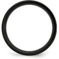 thumbnail image 3 of Chisel Stainless Steel Brushed Black IP-plated 5.2mm Flat Band - Ring Size 7.0, 3 of 8