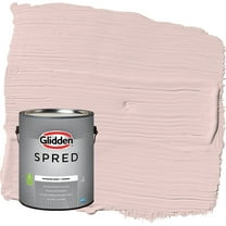 Glidden Spred Whirligig / Pink Eggshell Interior Paint with Primer, 1 Gallon