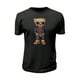 thumbnail image 1 of Playera De Oso Fashion Ropa Para Hombre Color Negro Talla Chica Marca Emil SaEs, 1 of 4