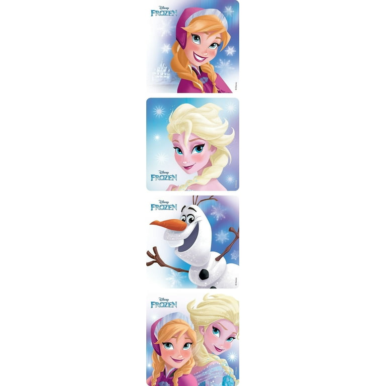 Frozen Stickers, Assorted Colors in Four Scenes, 250/Roll Frozen Stickers, Assorted Colors in Four Scenes, 250/Roll