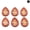 Flame Jasper, variant on 7pcs Crystal Stone Gems Drop Hand Seven Chakra Energy Reiki Healing Pendant-Flame Jasper