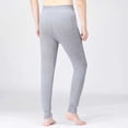 thumbnail image 3 of Minnieouse Hombre Leggings térmicos Terciopelo Cómodo Otoño Invierno Cálido Oficina Escuela Dormir Ropa interior Pantalones para hombre Ropa interior Gris oscuro S Minnieouse AP013774-01, 3 of 6