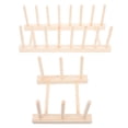 thumbnail image 1 of 2 Pcs Étagère Multifonctionnelle en Bois pour Bols et Assiettes, 1 of 9