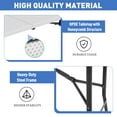 thumbnail image 6 of BIQWBIC 6ft Folding Table, Heavy Duty Foldable Table with Handle, Portable Fold-in-Half Utility Tables for Indoor & Outdoor Use Perfect for Camping BBQ Party Wedding Market Events, White, 6 of 8
