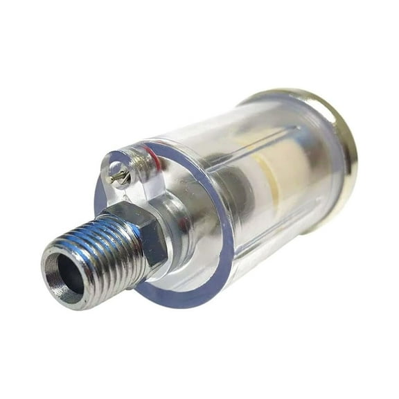 Oil and Water Separator Air Line Compressor Filter Air Hose Line (1/4" NPT)