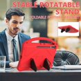 thumbnail image 2 of ELEHOLD Rugged Case for Samsung Galaxy Tab S9 Ultra / S8 Ultra 14.6 Inch Kids Friendly EVA Full Body Protective with Kickstand Handle Grip Shockproof Case for Samsung S9 Ultra/ S8 Ultra, Red, 2 of 6