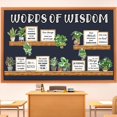thumbnail image 1 of Set de tablones de anuncios Qilery Bookshelf Plant Motivational, 1 of 6