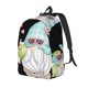thumbnail image 1 of Disketp Summer Gnome,Cute Gnome print Canvas Backpack Lightweight Travel Daypack Student Rucksack Laptop Backpack-Medium, 1 of 5