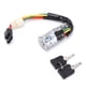 thumbnail image 2 of Reemplazo Del Cilindro De La Cerradura De Encendido, Rendimiento Del Cilindro Del Interruptor De Encendido Plata Negro Para Automóvil ANGGREK Ignition Barrel Switch, 2 of 8