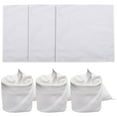 thumbnail image 1 of OULII 6Pcs Daily Use Napkins Cloth Napkins Cotton Cloth White Elegant Friends, 1 of 8