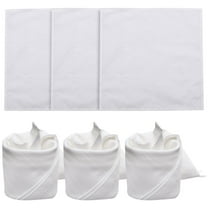 HEATSHAKING 6Pcs Washable Cloth Napkin White Cotton for Elegant Western Dinners and Parties