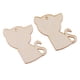 thumbnail image 3 of 5 adornos colgantes de madera para recuerdo de mascotas, letrero conmemorativo estilo madera. gato 82x56x2mm, 3 of 8