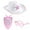 PK2, variant on JIAHONG 3 Pcs Cowgirl Hat Headband Set Mini Cowboy Hat Heart Glasses Bandana for Women Cowboy Party , PK2