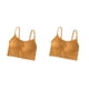 thumbnail image 1 of Sujetador sin mangas Qarigey lencería Sexy Bralette corto Naranja 2Conjunto, 1 of 6