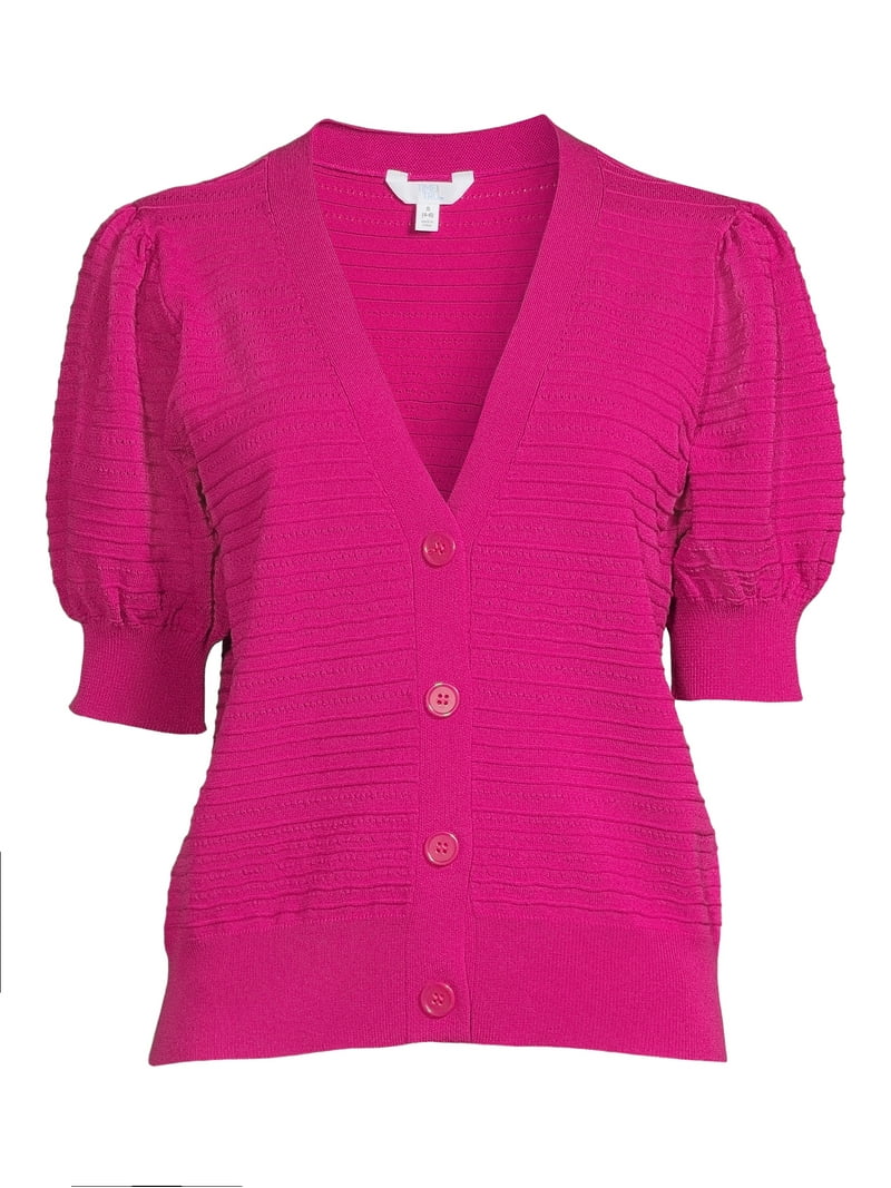 トップス andwang Puff sleeve cardigan Puff sleeve cardigan