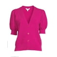 thumbnail image 4 of Time and Tru Women’s Puff Sleeve Cardigan, 4 of 5
