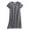 Gray, variant on Wioihee 100% Cotton Nightgowns for Women Stripes Soft Ladies Gowns Sleepwear Short Sleeve Nightgown on Clearance Yellow 6(M)
