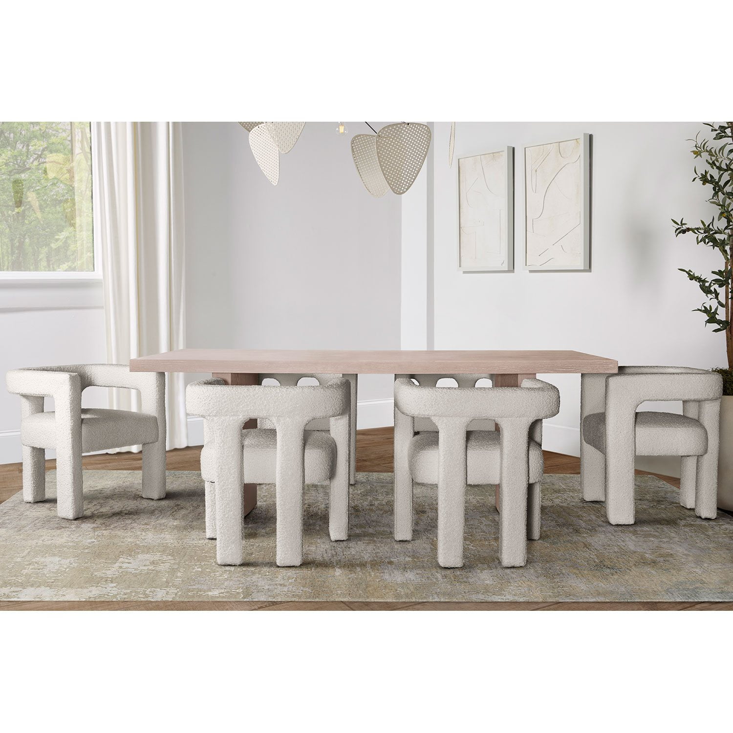 Table Milia Dining Chair JAYDEN CREATION Milia Golden Legs Sage