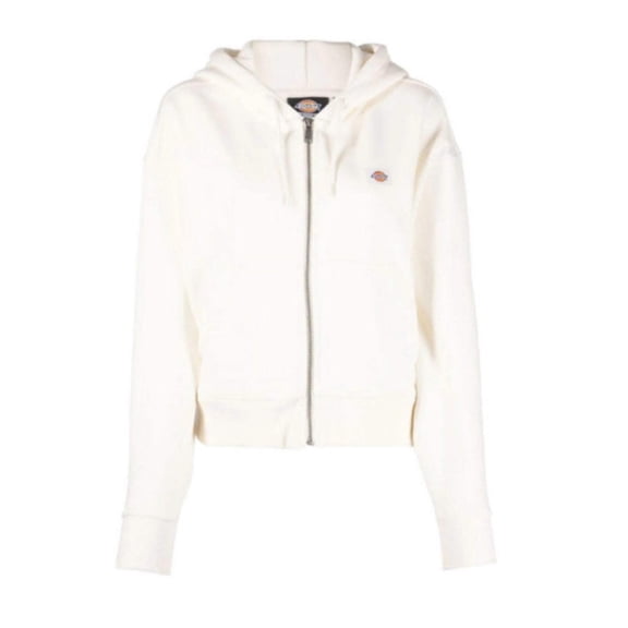 Dickies Oakport Zip-Hoodie Women's | White | Classic Regular Fit Hoodie