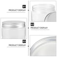 thumbnail image 4 of HLONK6 Pcs Aluminum Lid Mason Jars Plastic Glass Containers Salad Can with Lids Small Candy, 4 of 6