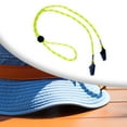 thumbnail image 6 of BLESIYA Adjustable Hat Strap Clip Hat Chin Cord Flexible for Running Fishing Golfing Green Yellow, 6 of 8