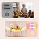 thumbnail image 4 of Hamaca con forma de animal de peluche CERETIA con luz LED, paquete de 2 unidades, arcoíris, 4 of 8