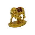 thumbnail image 3 of Golden Kamdhenu Cow Statue – Symbol of Prosperity & Wealth | Elegantly Designed Polyresin Showpiece for Home Decor, 3 of 6