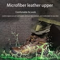 thumbnail image 3 of Men's Steel Toe Boots Waterproof Safety Boots Breathable Cowhide Work Shoes Military Boots Non-Slip and Wear-Resistant, 3 of 7