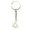 4, variant on Number Keychain Pendant 0-9, Antique Metal Charm for Keys and Bags, Personalized Digit Jewelry Accessory for Gifts