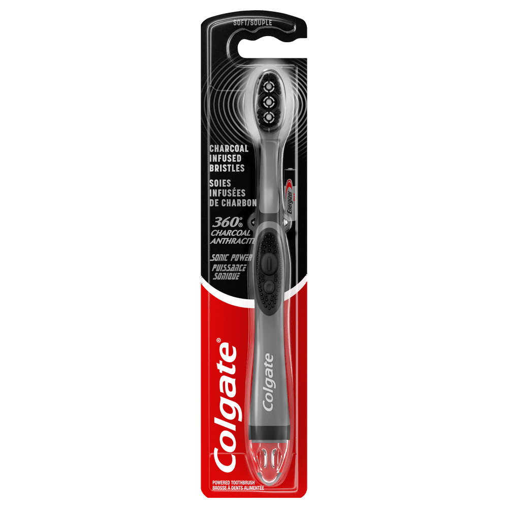 Colgate 360 Charcoal Sonic Vibrating Powered Toothbrush