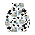 thumbnail image 7 of CINVREST Girls Cow Print Sweatshirts Casual Fashion Oversized Hoodies Long Sleeve Hooded Pullover Tops With Pocket (9 Years, Blue), 7 of 7
