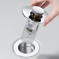 thumbnail image 5 of HomeLife Pop-Up Sink Stopper for 1.1-1.45 Inch Upgraded 2-in-1 Design with Removable Stainless Steel Basket Hair Catcher Easy Install Clean Bathroom Sink Stopper Replacement, 5 of 13