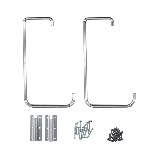 Closetmaid 35557 Set Of 2 Durable Garage Storage Ceiling And Wall Hooks Sliver Com Durable Garage Storage Ceiling, Garage Ceiling Wall Hooks