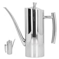 thumbnail image 4 of Large Handle 304 Stainless Steel Oil Pot, Non Drip Leakproof Bottle for Kitchen Use, 4 of 8
