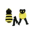 thumbnail image 2 of Gzhioc 0-24 Months Infant Baby Boys Girls Bee Sleeveless Stripes Hooded Romper Long Socks Set, 2 of 9