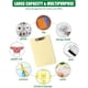 thumbnail image 5 of Desiderio Caja de Almacenamiento de plástico de Papel Carta A4, Cubierta de protección de Documentos, Caja de Almacenamiento de Accesorios para Suministros de Oficina,Amarillo, 5 of 5