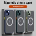 thumbnail image 2 of Magsafe-funda magnética de lujo para teléfono, carcasa a prueba de golpes para iPhone 13, 14, 12, 11 Pro Max, Mini, X, XR, XS, 14Plus, 2 of 4