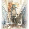 thumbnail image 3 of Antique Duvet Cover Set, Old Renaissance Era Architecture with Columns Art Print, Decorative 2 Piece Bedding Set with 1 Pillow Shams, Twin Size, Petrol Blue Marigold, by Ambesonne, 3 of 3