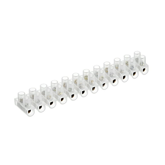 Uxcell 20A 12 Position Dual Row Type U Screw Terminal Block