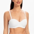 thumbnail image 6 of MELENECA Women's Strapless Bra for Large Bust Back Smoothing Plus Size with Underwire White 30E, 6 of 7