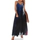 thumbnail image 1 of Diseño de ropa con flores suculentas azules Vestido sin mangas con estampado floral azul Vestidos de verano para damas, 1 of 7