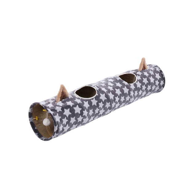 Túnel de gato Yuyangstore Juguete interactivo para gatos 25,5x120 cm
