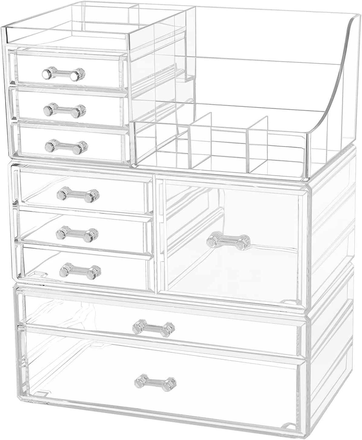 PIKADINGNIS Clear Makeup Organizer And Storage Stackable Skin Care