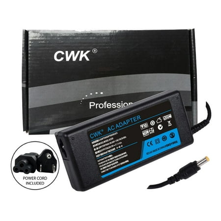 CWK® AC Adapter Laptop Charger Power Supply Cord for Acer PA-1650-86 Revo RL100 3D Multimedia PC DC S191HQL S200HL S200HQL Lcd Monitor Screen S191HQL S200HL S230HL S231HL LCD (Best Budget Multimedia Laptop)