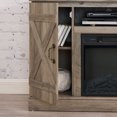 thumbnail image 5 of Farmhouse Classic Media TV Stand Antique Entertainment Console with 18" Electric Fireplace Insert for TV up to 50" with Open and Closed Storage Space, Gray Wash 47"W*15.5"D*30.75"H 00002, 5 of 9