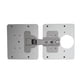 thumbnail image 1 of Kit De Bisagras Para Puerta De Gabinete Bisagras De Acero Inoxidable Placa De Reparación Fácil Instalación Reemplazo De Muebles Puerta De Gabinete Bisagras Para Ventanas Accesorio De Hardware Noticed EL006636-00, 1 of 6